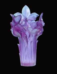 Amaryllis Ultraviolet Vase, by Daum Studio (Valued at $5,500.00--NOT in my collection)